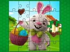 Easter Bunny Eggs Jigsaw